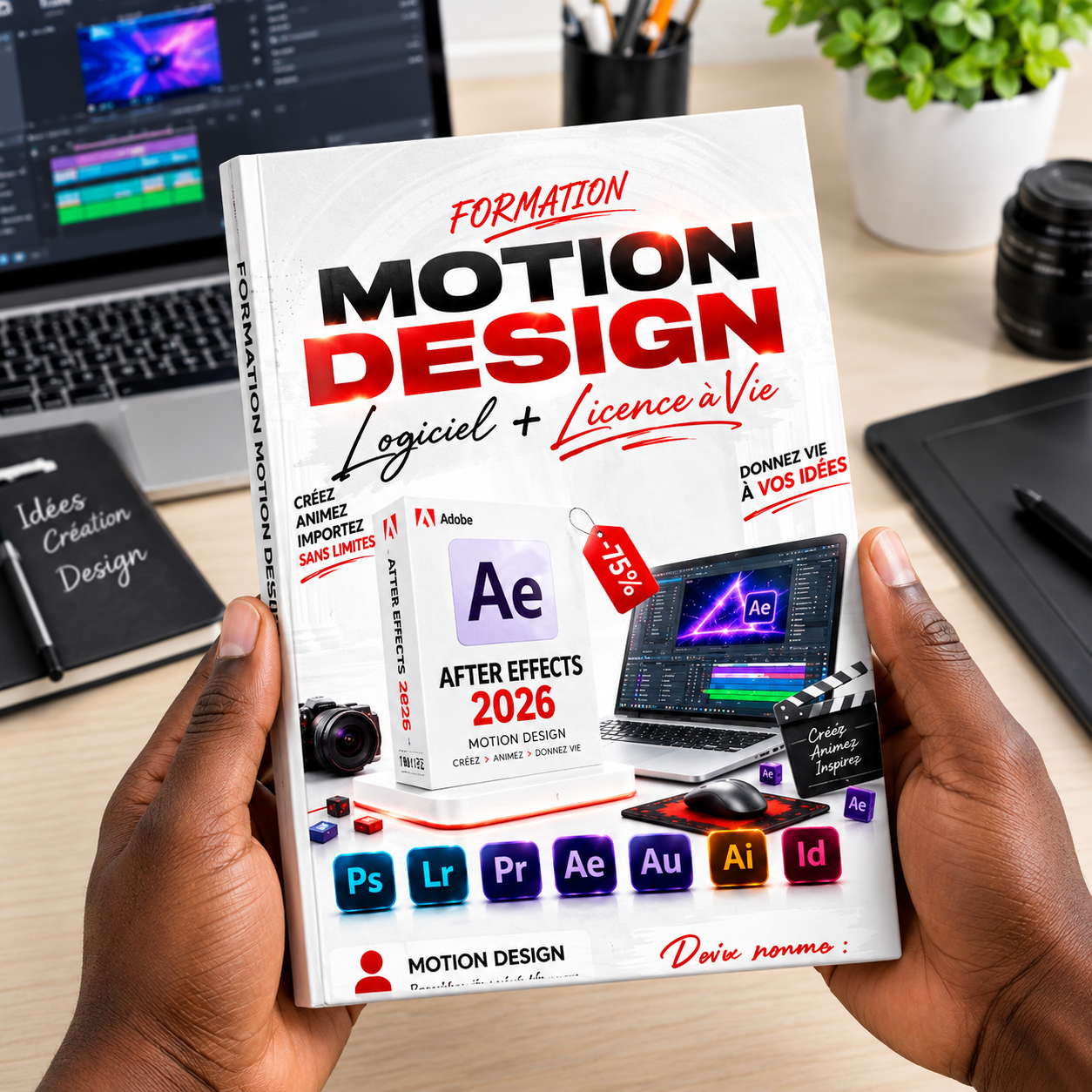 Formation motin design: formation  complète a vie  pour devenir expert